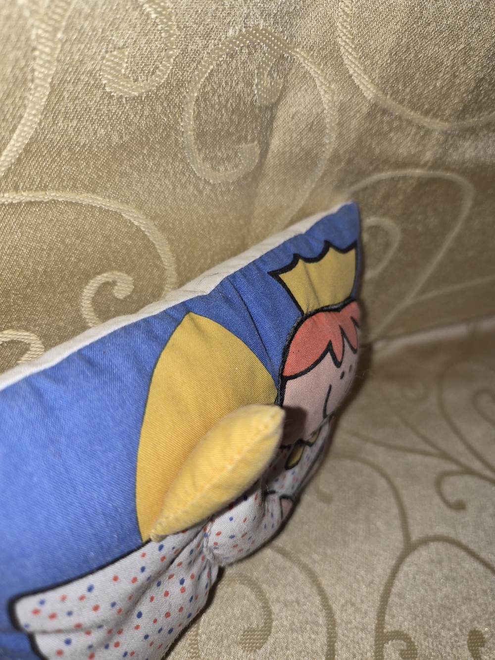 Blue Fairy Pillow Plush with Polka Dot Dress - Picture 5 of 5